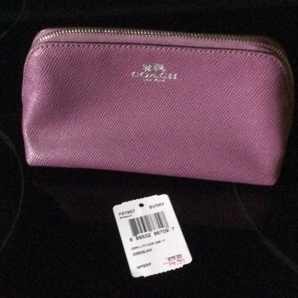 Small coach cosmetic case